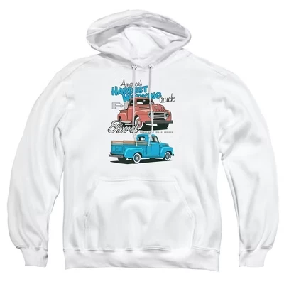 Мужское худи Ford Trucks Hardest Working, белое