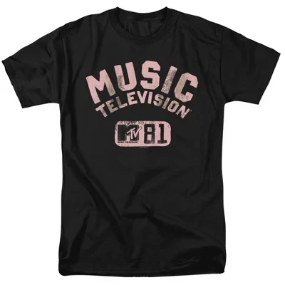 Mtv Music Television Спортивная футболка для взрослых Black черный
