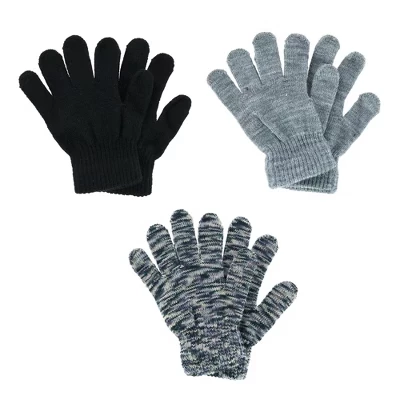 Перчатки для мальчиков Polar Extreme набор 3 шт., черные