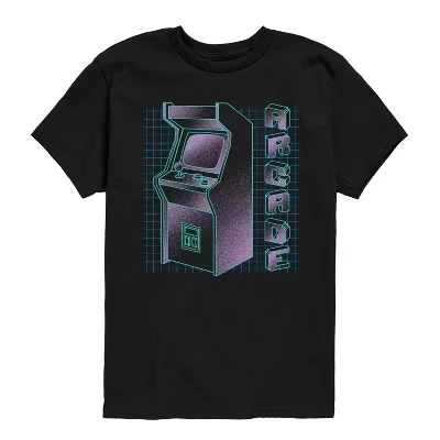 Arcade Gradient Short Sleeve Graphic T-Shirt black