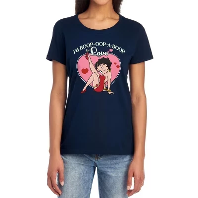 Женская футболка Boop Oop A Doop For Love на день Святого Валентина
