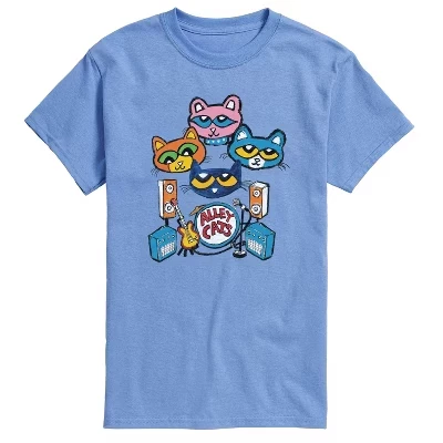 Мужская футболка с коротким рукавом и рисунком кота Пита - Alley Cats Heads