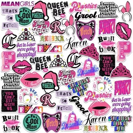 Набор наклеек Mean Girls, 50 шт.
