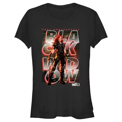 Юниорки-женщины, что, если...? Футболка Apocalypse Black Widow, черная