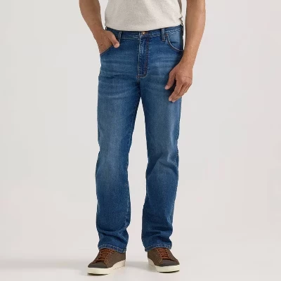 Мужские джинсы Wrangler Regular Fit прямые, индиго