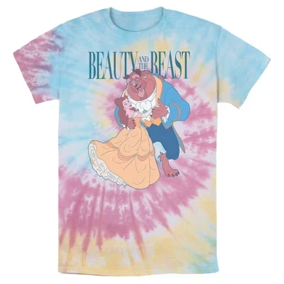 Мужская футболка Beauty and the Beast, разноцветная