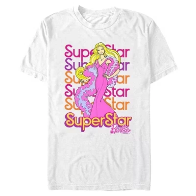 Мужская футболка Barbie SuperStar Doll, белая
