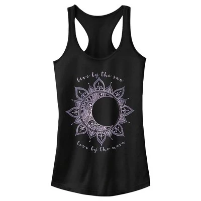 Женская спортивная майка для юниорок Lost Gods Live by the Sun Love by the Moon черный