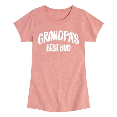 Приталенная футболка с коротким рукавом и рисунком Grandpas Best Bud desert pink
