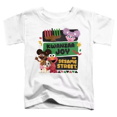 Футболка для мальчиков Sesame Street Kwanzaa Joy, белая