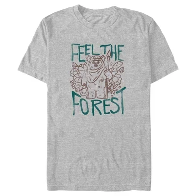 Мужская футболка Athletic Heather : A New Hope Feel the Forest от Athletic heather