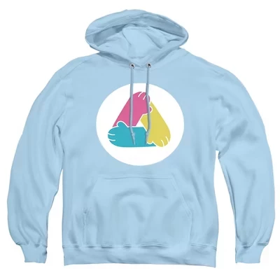 Мужская толстовка с капюшоном Unlock The Magic Unity Bear Belly Pull-Over светло-голубого цвета