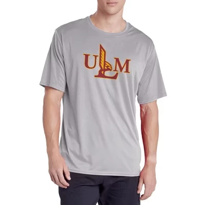 Мужская футболка NCAA ULM, спортивная, меланжевая