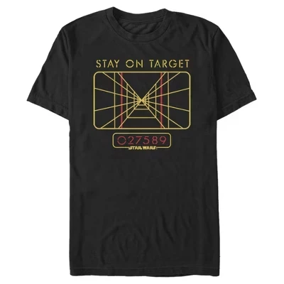 Мужская футболка STAR WARS Stay on Target, черная