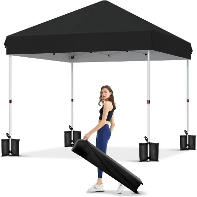 Складной тент-шатер Garvee 3×3 м, черный