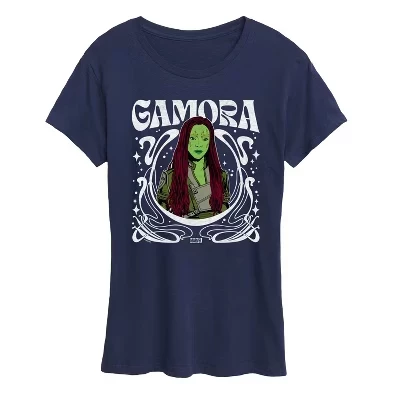 Женская футболка Guardians of the Galaxy Gamora в стиле модерн с коротким рукавом и графическим принтом