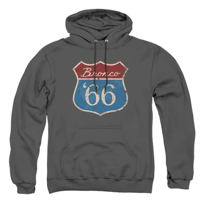 Мужское худи Ford Bronco Route 66, угольное