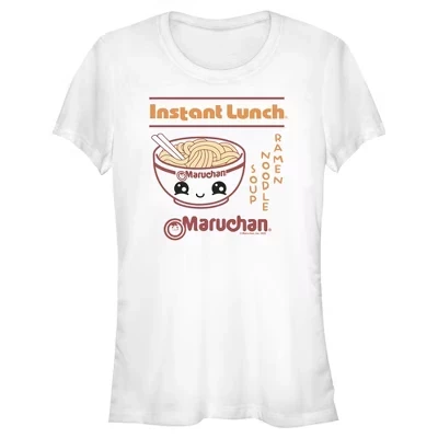 Женская футболка Maruchan «Счастливая лапша», белая