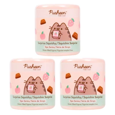Коллекционный сквиши Pusheen Hamee серия 4, 3 шт., сюрприз