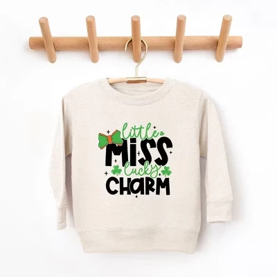 Молодежная ультрамягкая толстовка с рисунком Little Miss Lucky Charm из натуральной кожи