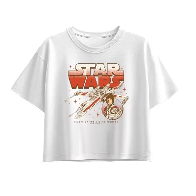 Футболка Luke R2 Xwing с коротким рукавом и графическим рисунком белого цвета