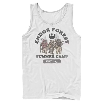 Мужская майка Forest of Endor Summer Camp '83, белая