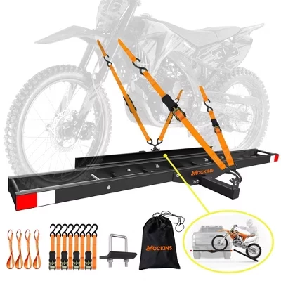 Стальная навеска для велосипеда Dirt Bike Carrier & Ramp - грузоподъемность 500 фунтов | 73 