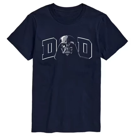 Мужская футболка Star Wars Dad Vader, синяя