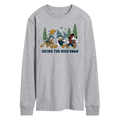 Мужской лонгслив Disney Hiking The High Road, меланжевый