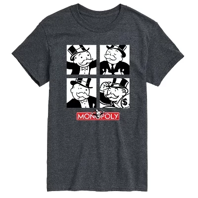 Мужская футболка Mr Grid с коротким рукавом и графическим рисунком heather charcoal