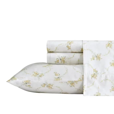 Постельное белье Laura Ashley T300 хлопковый сатин, золотое