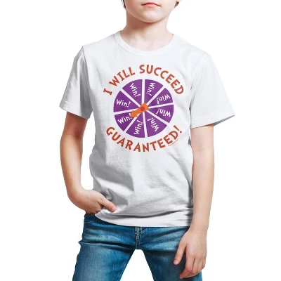 Детская футболка Dr. Seuss I Will Succeed, белая