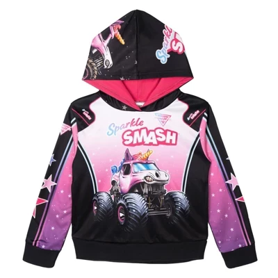 Детская флисовая худи Monster Jam, многоцветная