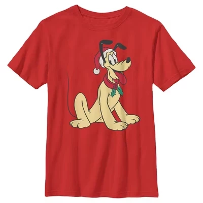 Футболка для мальчиков Mickey & Friends Pluto, красная