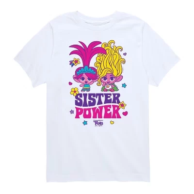 Футболка с коротким рукавом и рисунком Sister Power Viva белого цвета