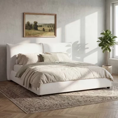 Кровать Christopher Knight Home Emma платформенная, белая