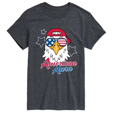 Мужская футболка American Aura Eagle с коротким рукавом и графическим рисунком heather charcoal