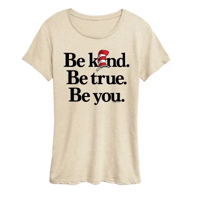 Женская футболка с рисунком кота в шляпе Be You и коротким рукавом birch