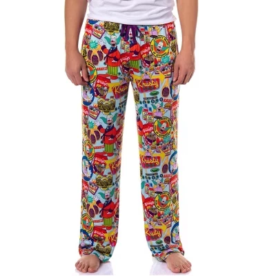 Seven Times Six The Simpsons Lounge Pants Мужская пижама для сна с клоуном Красти
