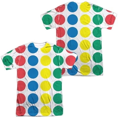 Мужская футболка Twister игровое поле, белая