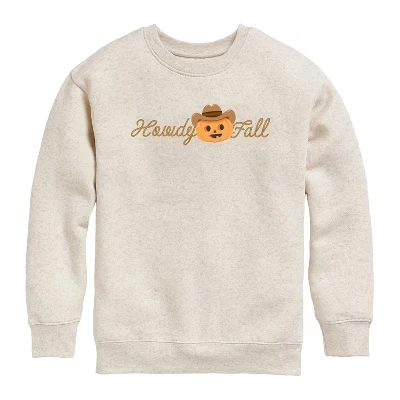 Флисовая толстовка Howdy Fall с рисунком тыквы и длинным рукавом из натурального флиса