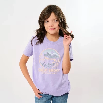 Футболка The Juniper Shop для девочек Smoky Park, лавандовая