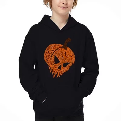 Толстовка с капюшоном Evil Pumpkin - Boy's Word Art черного цвета