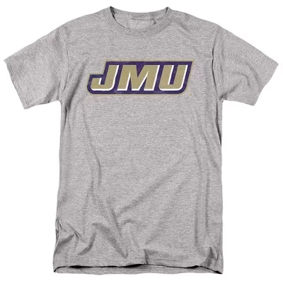 Мужская официальная футболка Athletic Heather от Университета Джеймса Мэдисона JMU для начальной школы athletic heather
