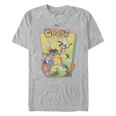 Мужская футболка Disney A Goofy Movie, серый меланж