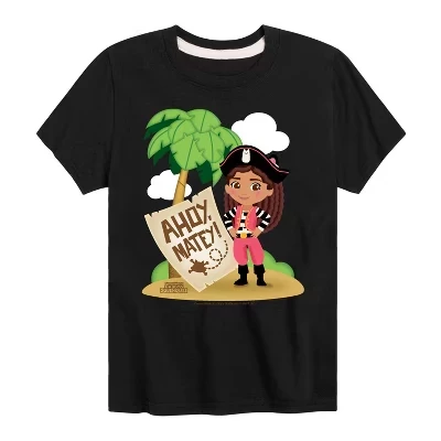Футболка с коротким рукавом и рисунком Gab Ahoy Matey, черная