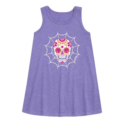 Платье для девочек Barbie Dia Los Muertos, фиолетовое