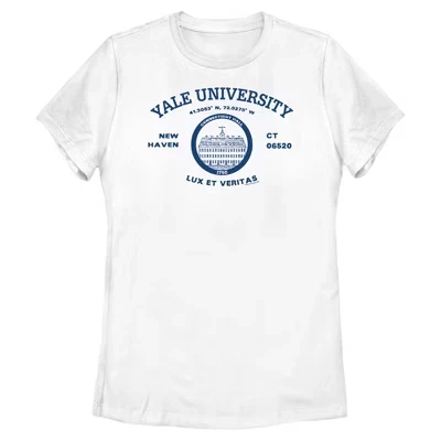 Женская футболка Yale New Haven Motto, синяя