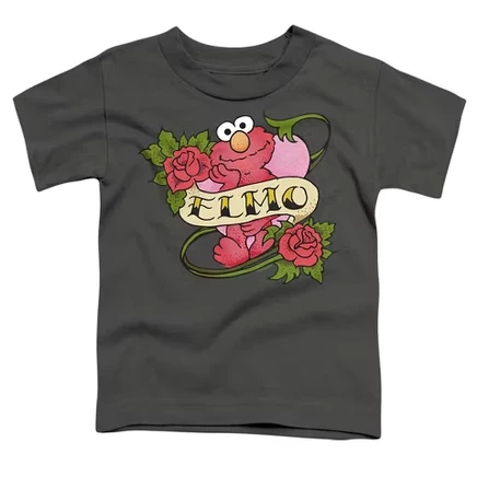 Футболка для мальчиков Sesame Street Elmo Tattoo, антрацит