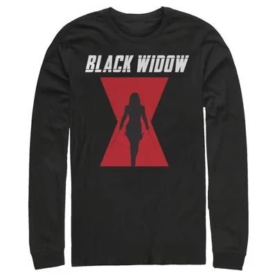 Мужской лонгслив Marvel Black Widow, черный